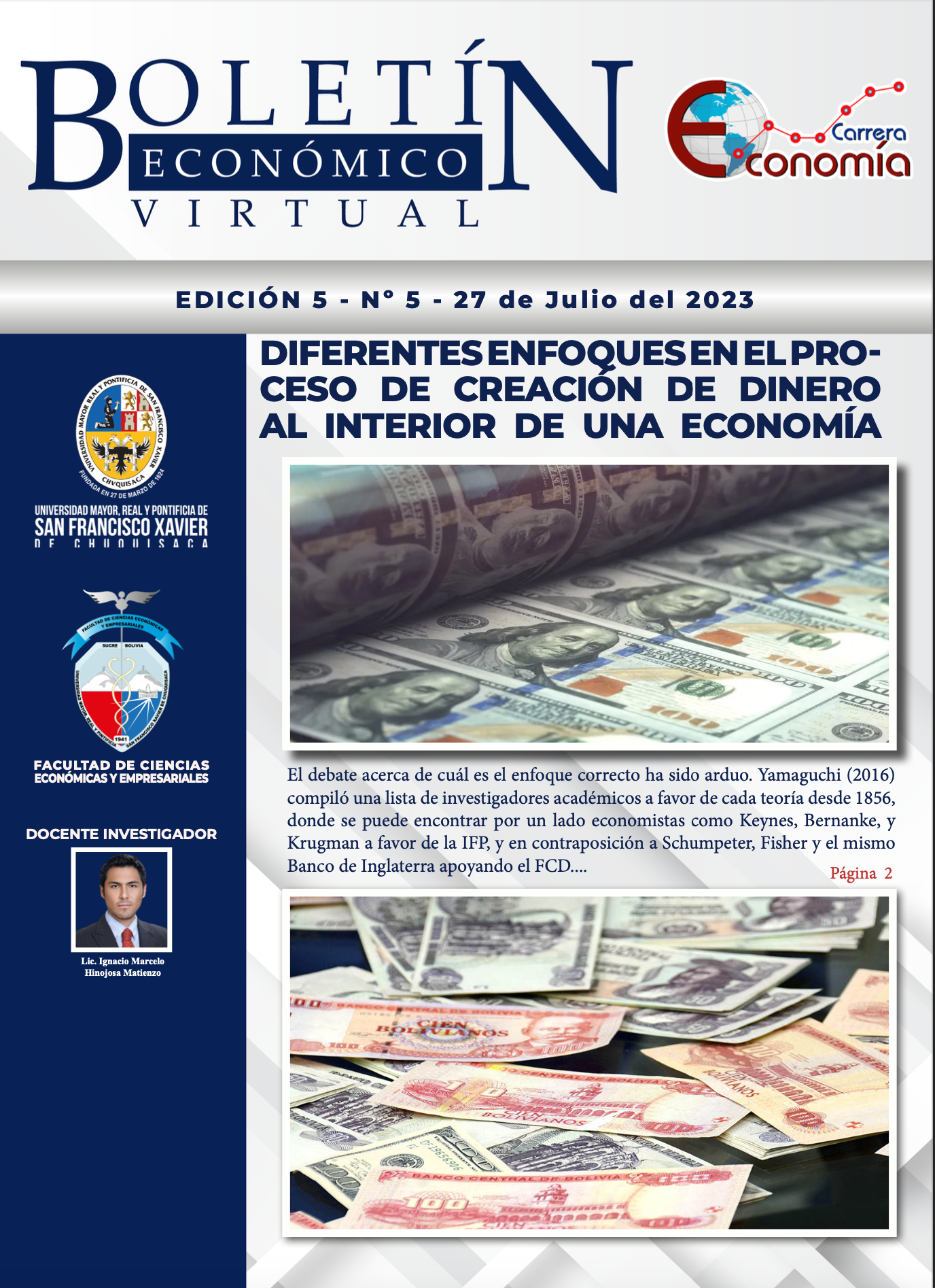 BOLETÍN ECONÓMICO VIRTUAL EDICIÓN 5 – No 5