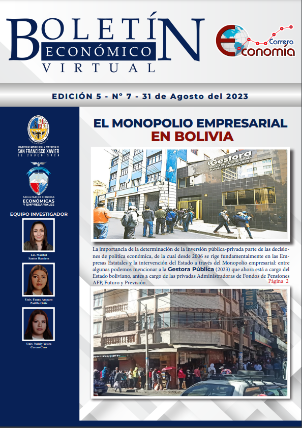 BOLETÍN ECONÓMICO VIRTUAL EDICIÓN 5 – No 7